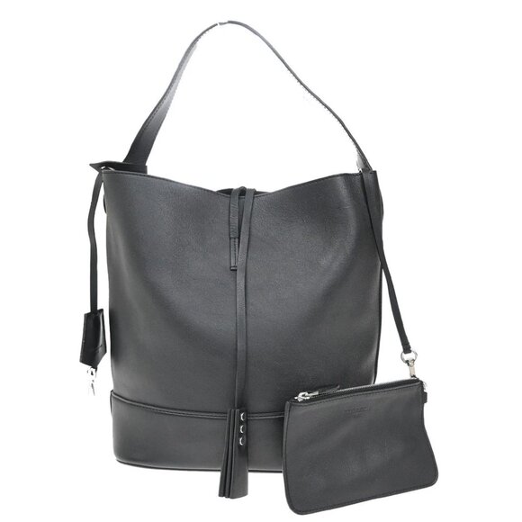 LOUIS VUITTON Cuir Nuance NN14 GM Hand Bag Leather Black Noir SHW M94532 99KA936 - Picture 1 of 16